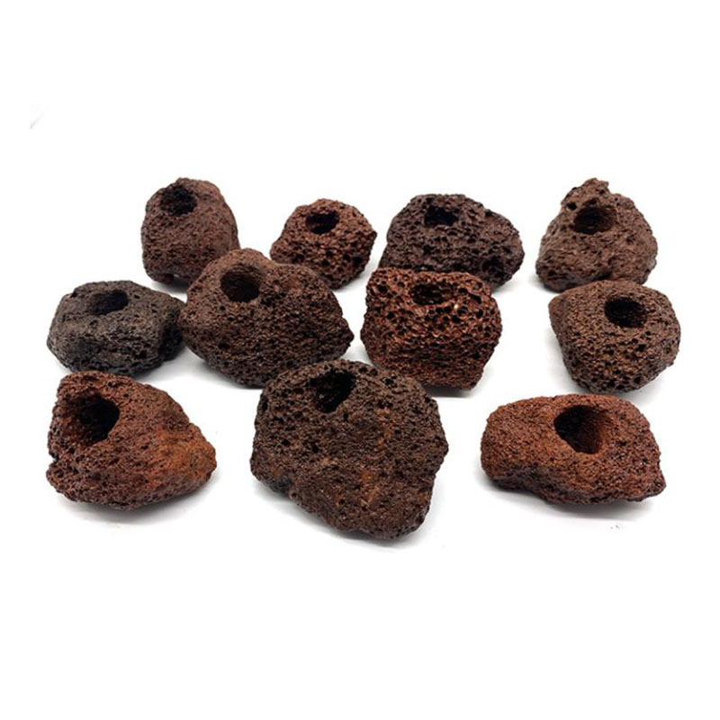 Aquarium Planted Tank Filter - Vulkanische aquariumdecoratie Aquariumplanten Bevestigingspot Polka Waterplanten