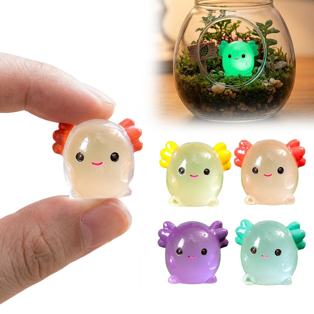 Aquarium Moss - Lichtgevende Axolotl Miniaturen Glow In The