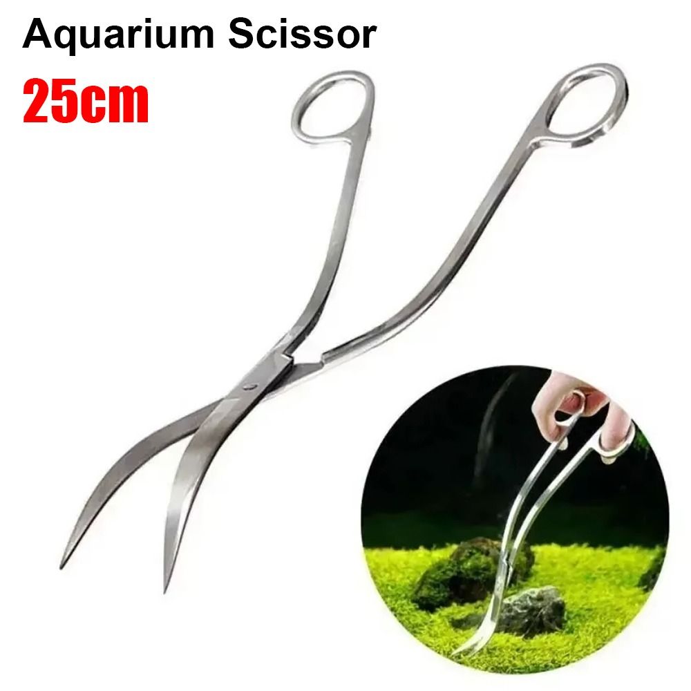 Planted Aquarium Cleaning - 1 Stuks RVS Aquarium Schaar Recht