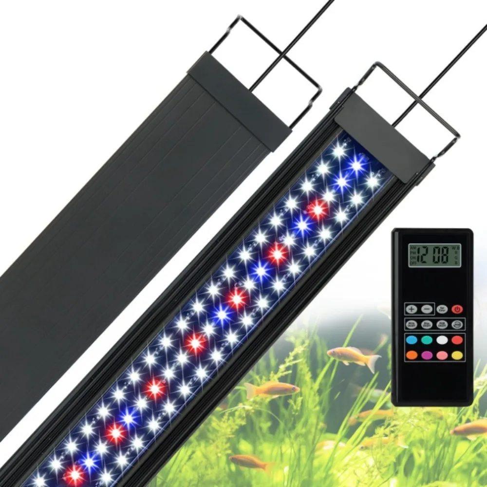 Planted Aquarium Algae Control - LED Programmeerbaar Aquariumlicht, Afstandsbediening LED Aquatisch
