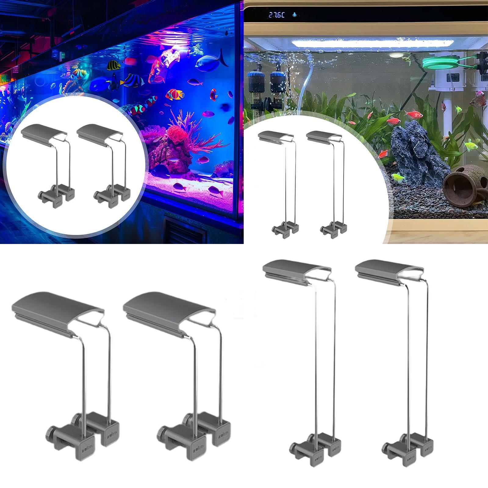 Aquarium Plant Holder - 2-delige aquariumlamphouder als minimalistische aquariumlichtstandaard en
