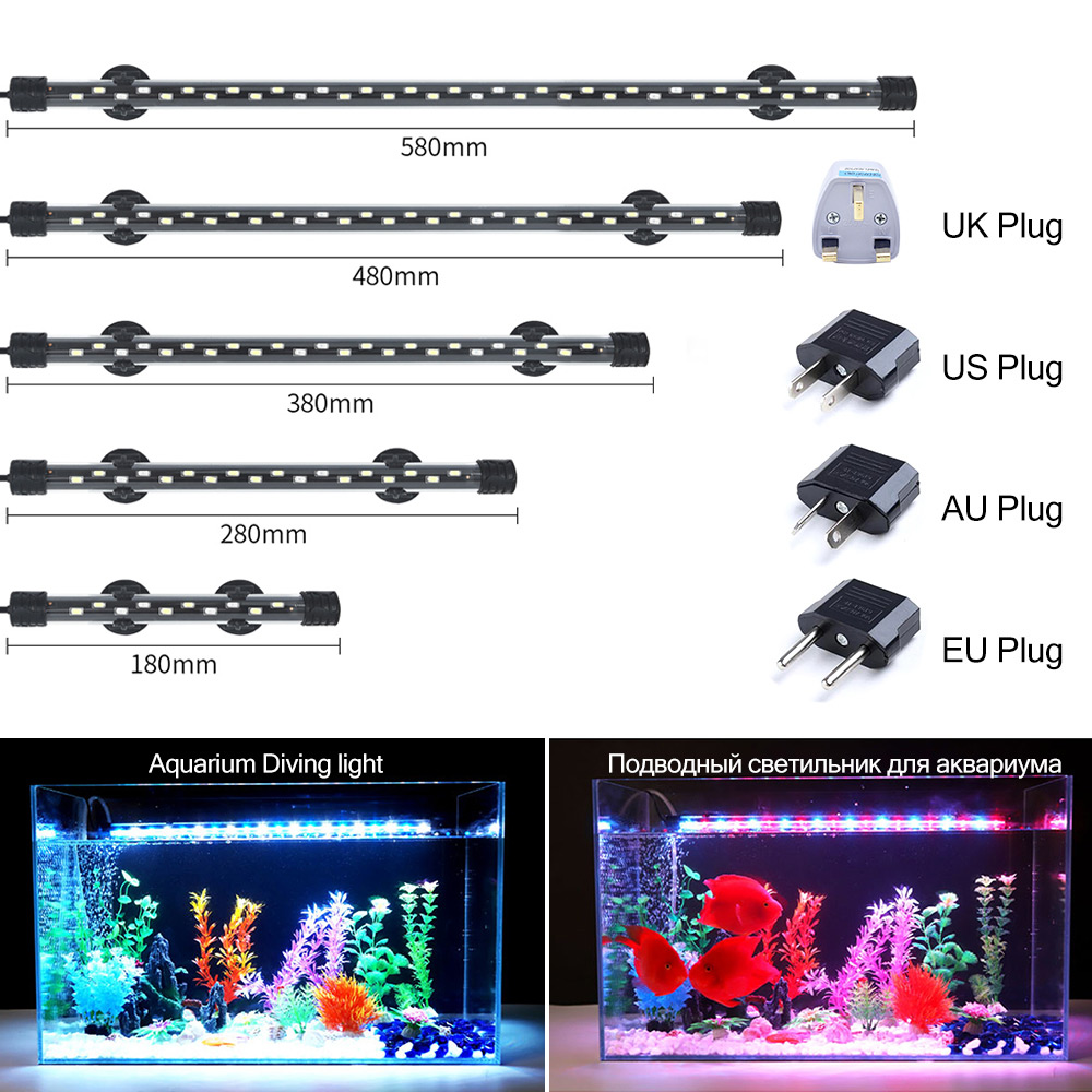 Aquarium Plant Substrate - 90-260V Aquarium Licht LED Waterdicht Aquarium