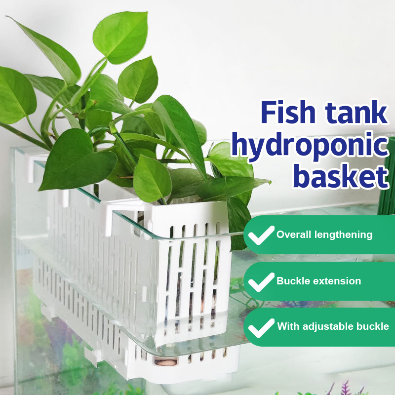 Aquarium Plant Holder - 【F】Hangende plantenbak voor aquarium, hittebestendige hydroponische