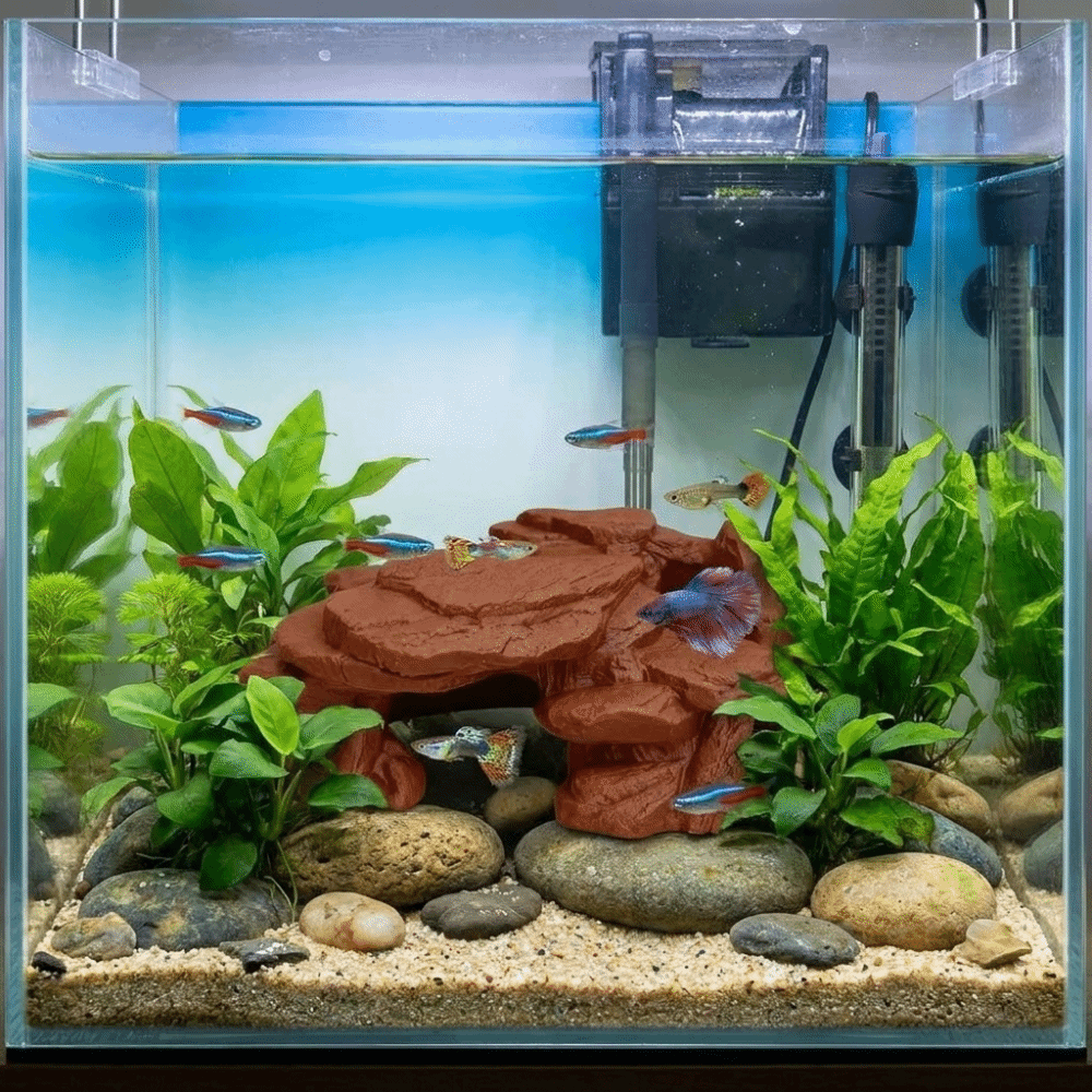 3D-geprinte visbakrotsornament - Aquarium Driftwood recensie en prijs