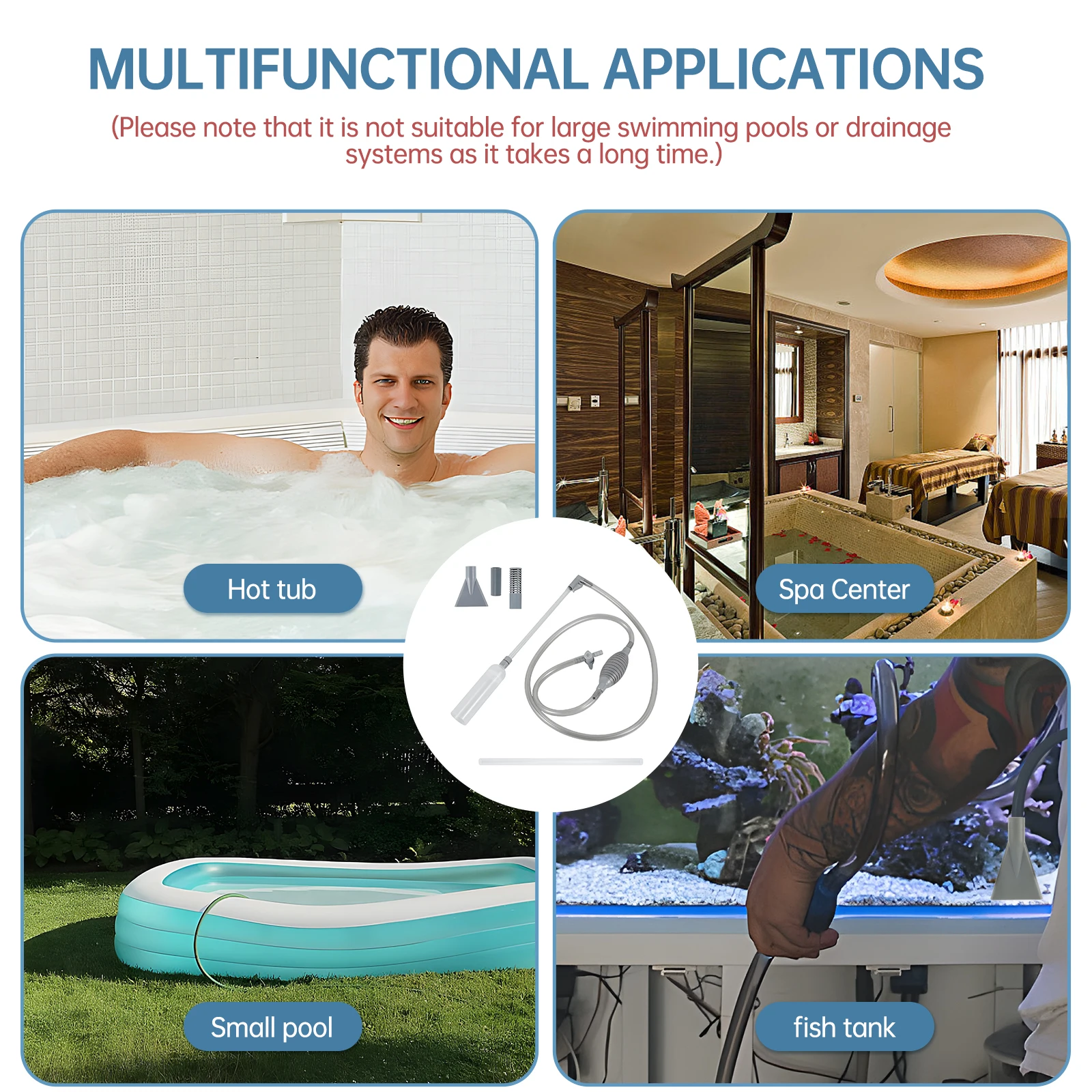 Hot Tub Stofzuiger 10ft Zwemba - Planted Aquarium Cleaning recensie en prijs