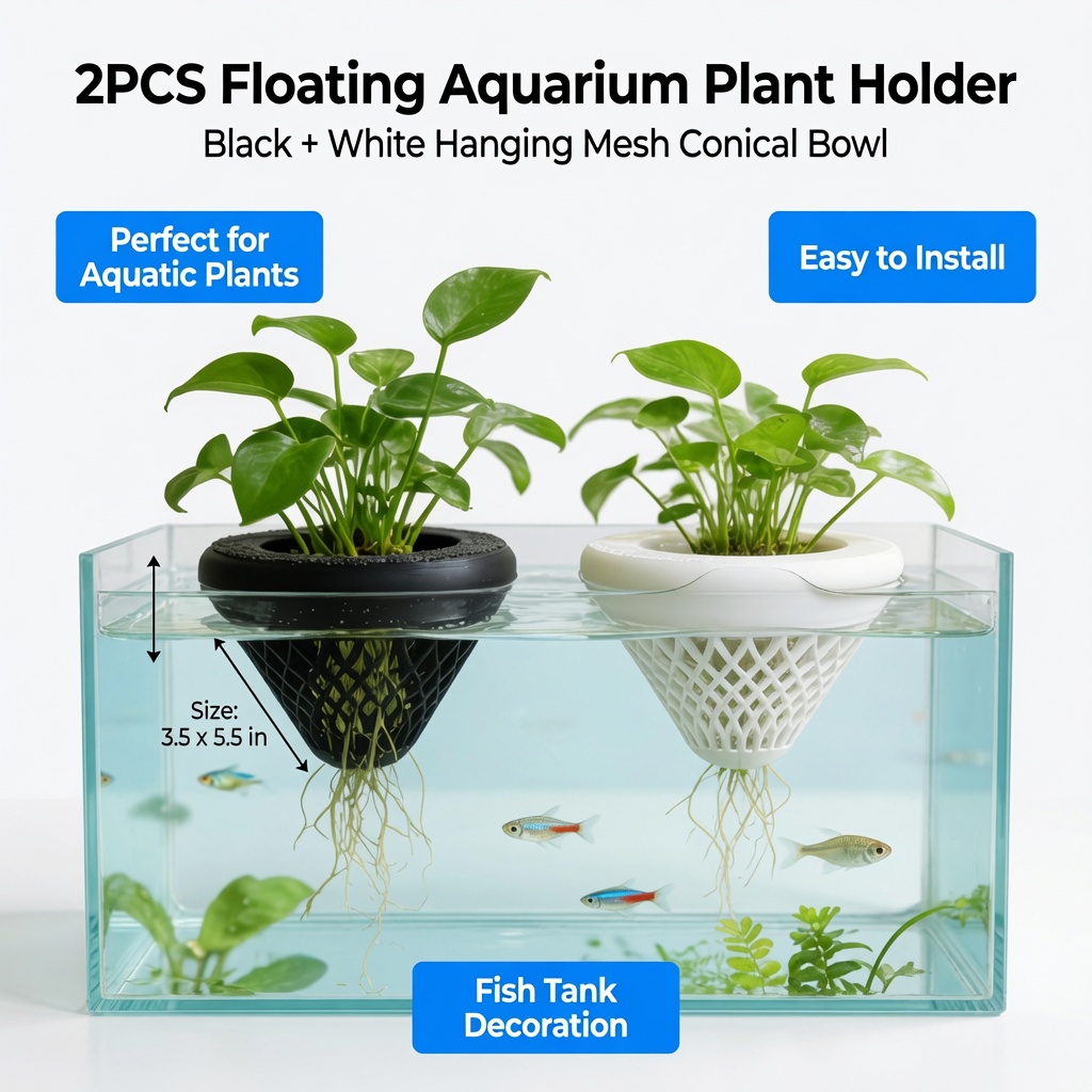 2 stuks drijvende aquariumplan - Aquarium Plants Live recensie en prijs