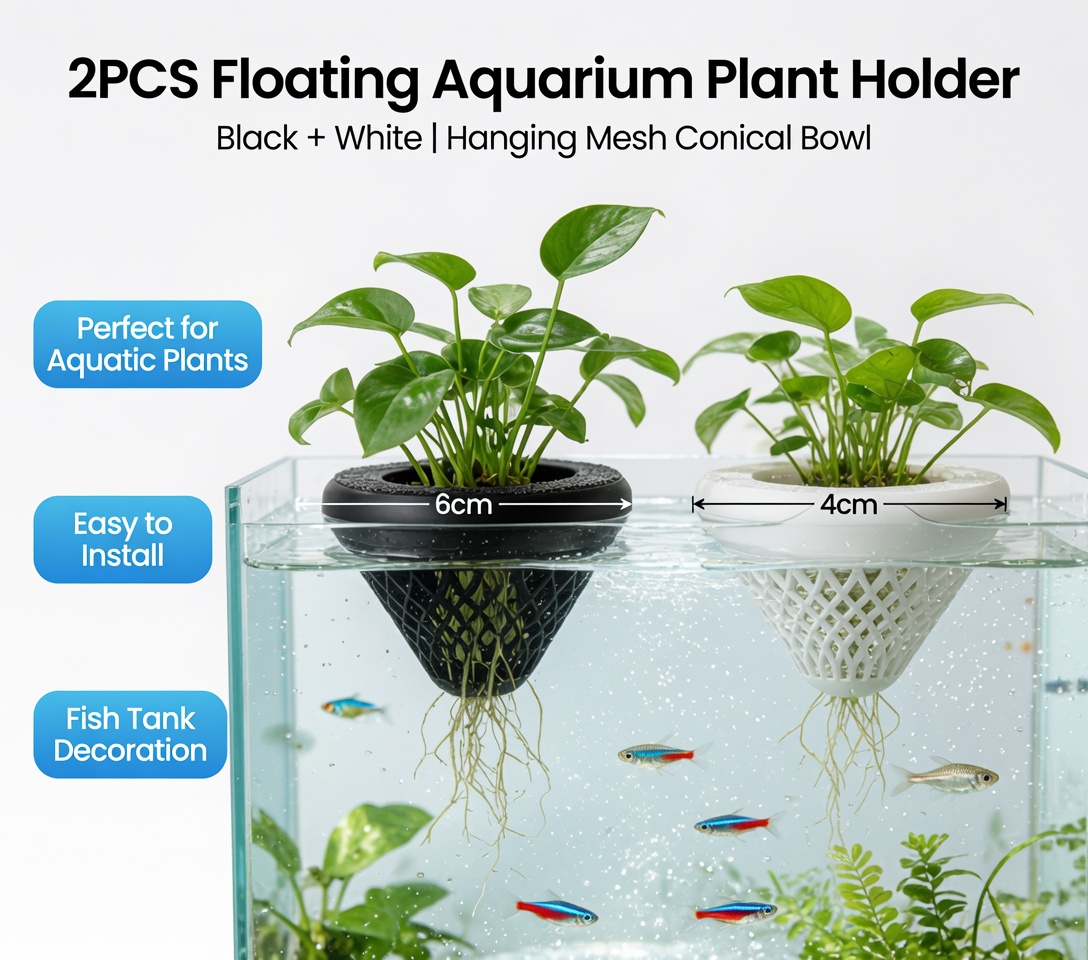 2 stuks drijvende aquariumplan - Aquarium Plants Live recensie en prijs
