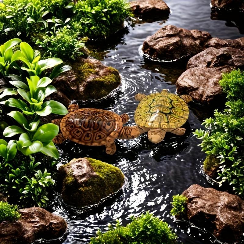 6 mini-schildpadbeelden voor a - Aquarium Moss recensie en prijs
