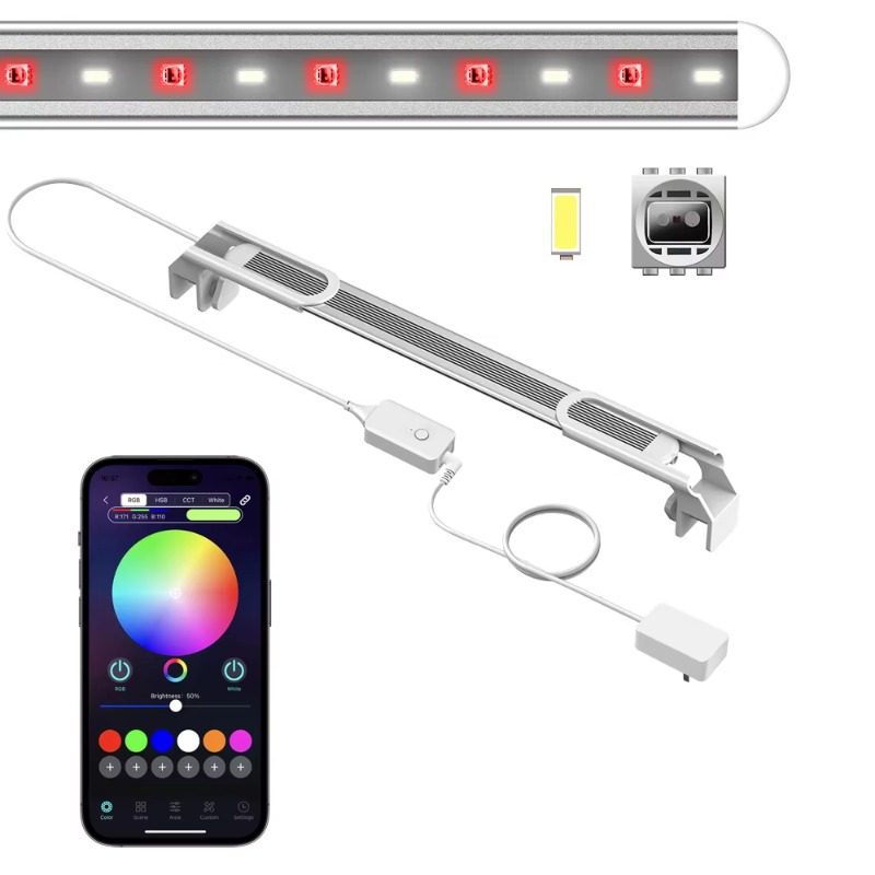 Slimme LED aquariumlamp van al - Planted Aquarium Algae Control recensie en prijs