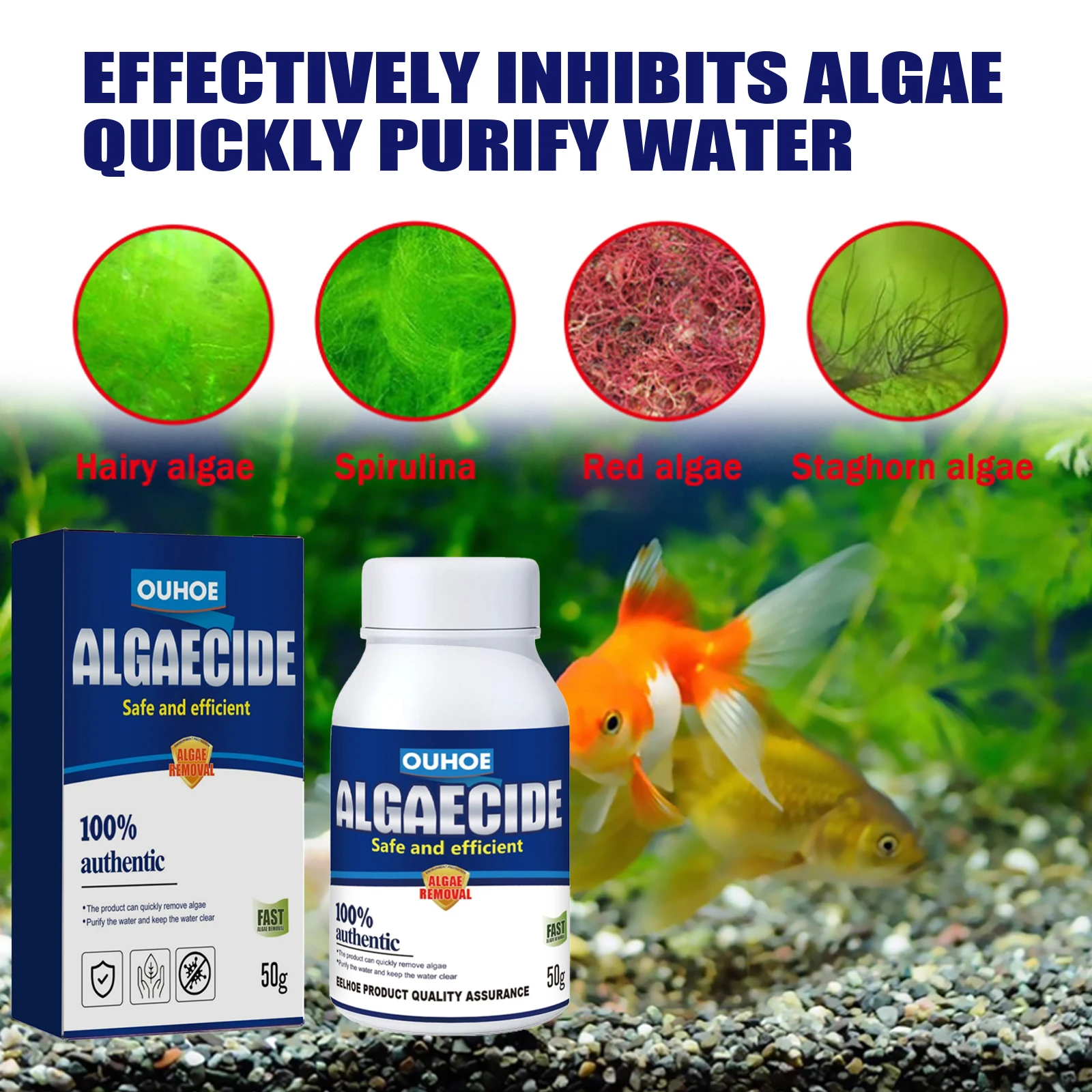 Aquariumalgenverwijderaar Hoog - Planted Aquarium Algae Control recensie en prijs