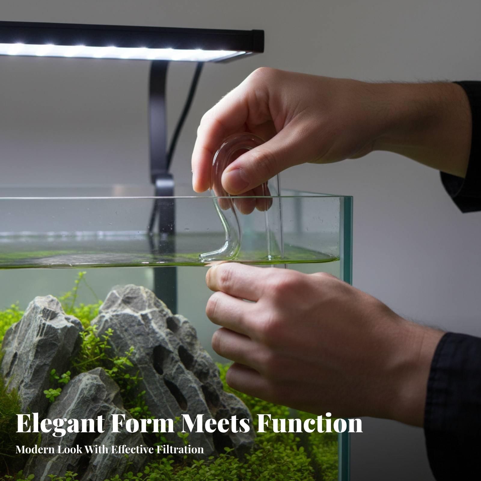 Glas Lily Pipe Industriële Bui - Aquarium Planted Tank Filter recensie en prijs