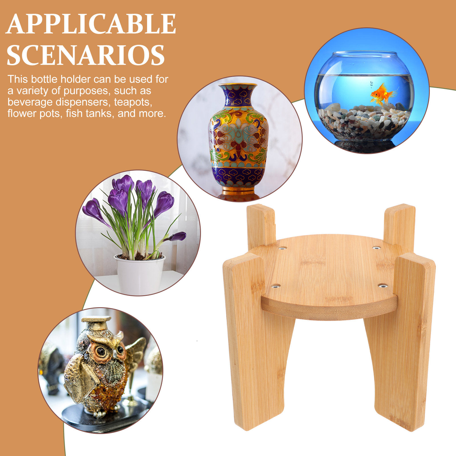 Houten standaard voor drankdis - Planted Tank recensie en prijs